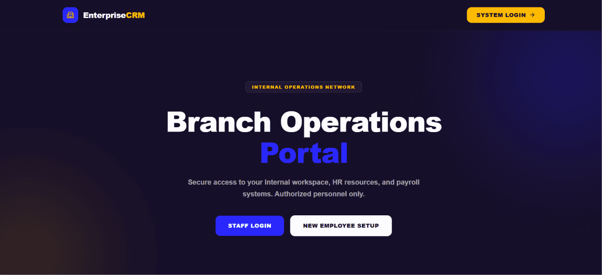 Custom Staff CRM